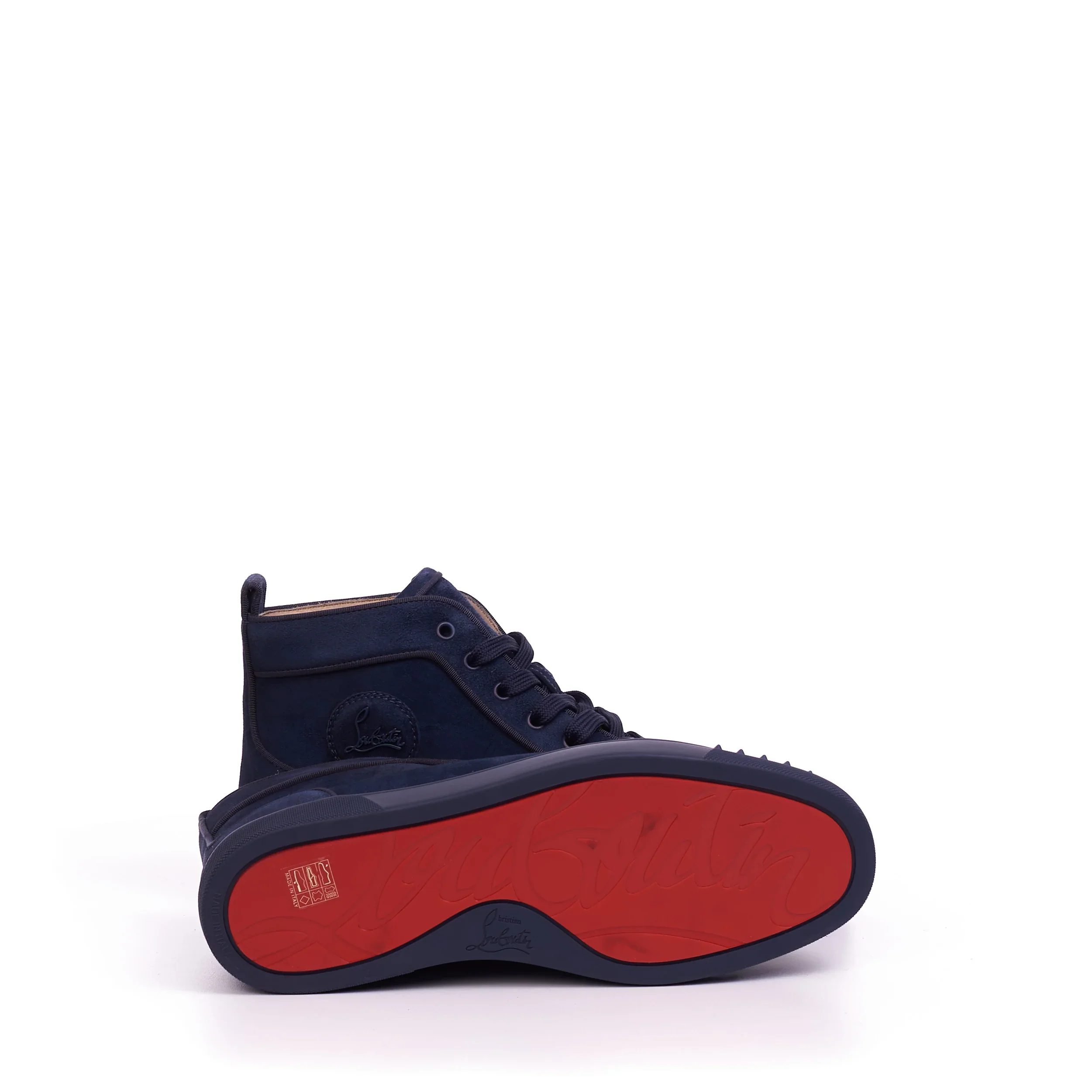 (G5) Christian Louboutin Lou Spikes Azul Marino - Imagen 4