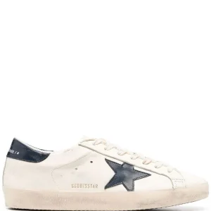 N373O Golden Goose tenis Super-Star talón marino