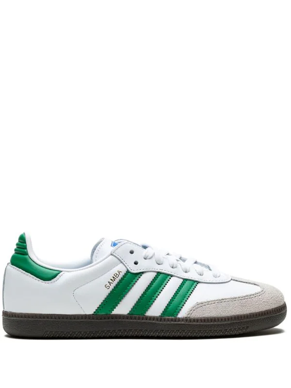 N373O Adidas Samba blanco verde - Imagen 4