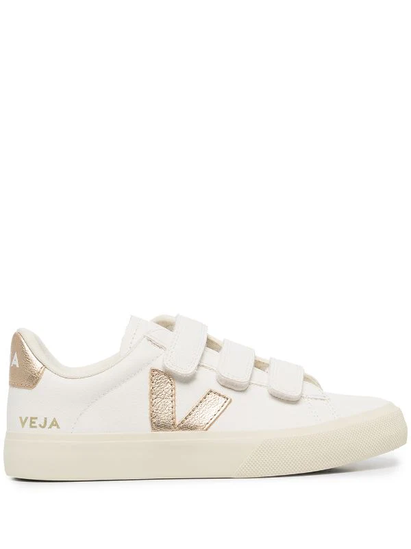 N373O VEJA Recife low-top sneakers blanco oro rosado