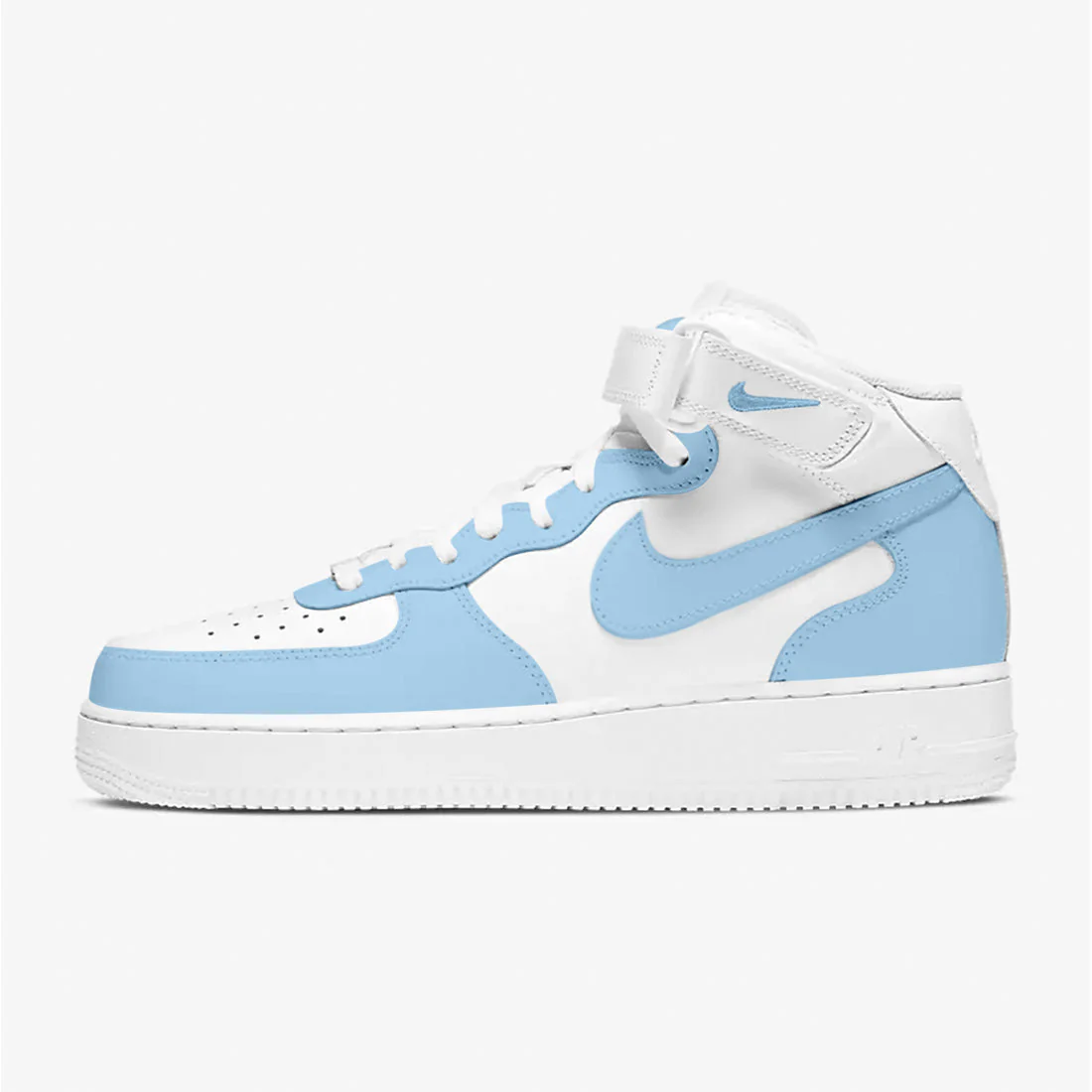 N372O NIKE AIR FORCE 1 MID PASTEL BLUE - Imagen 3