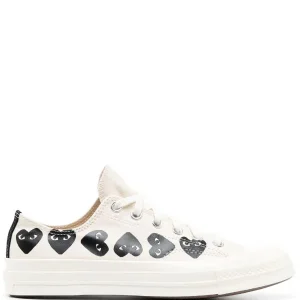 Comme Des Garçons Play x Converse tenis Chuck 70 Multi Heart de Comme Des Garçons Play x Converse