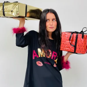 Vestido Amore Marabú