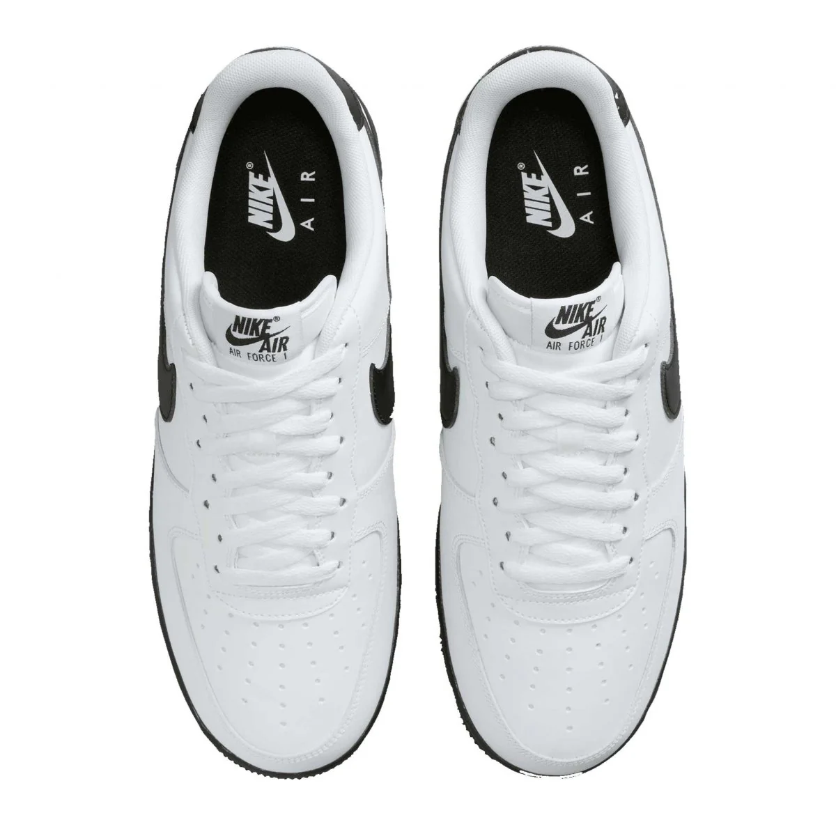 N374O Nike - Caballeros Tenis Nike Air Force 1 '07 Blanco Negro - Imagen 3