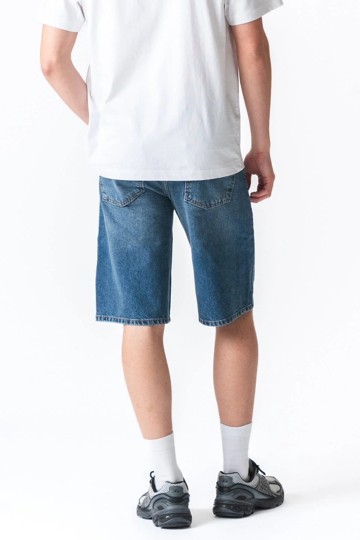 Dril Shorts Suelto - azul - Imagen 5