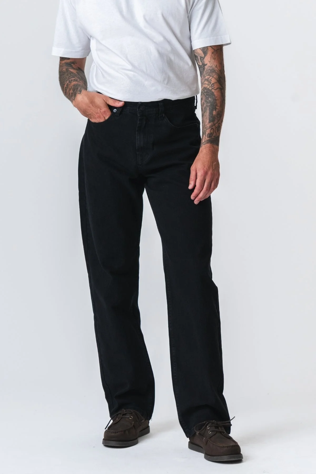 Jeans de Noah Loose Fit - Black Solid