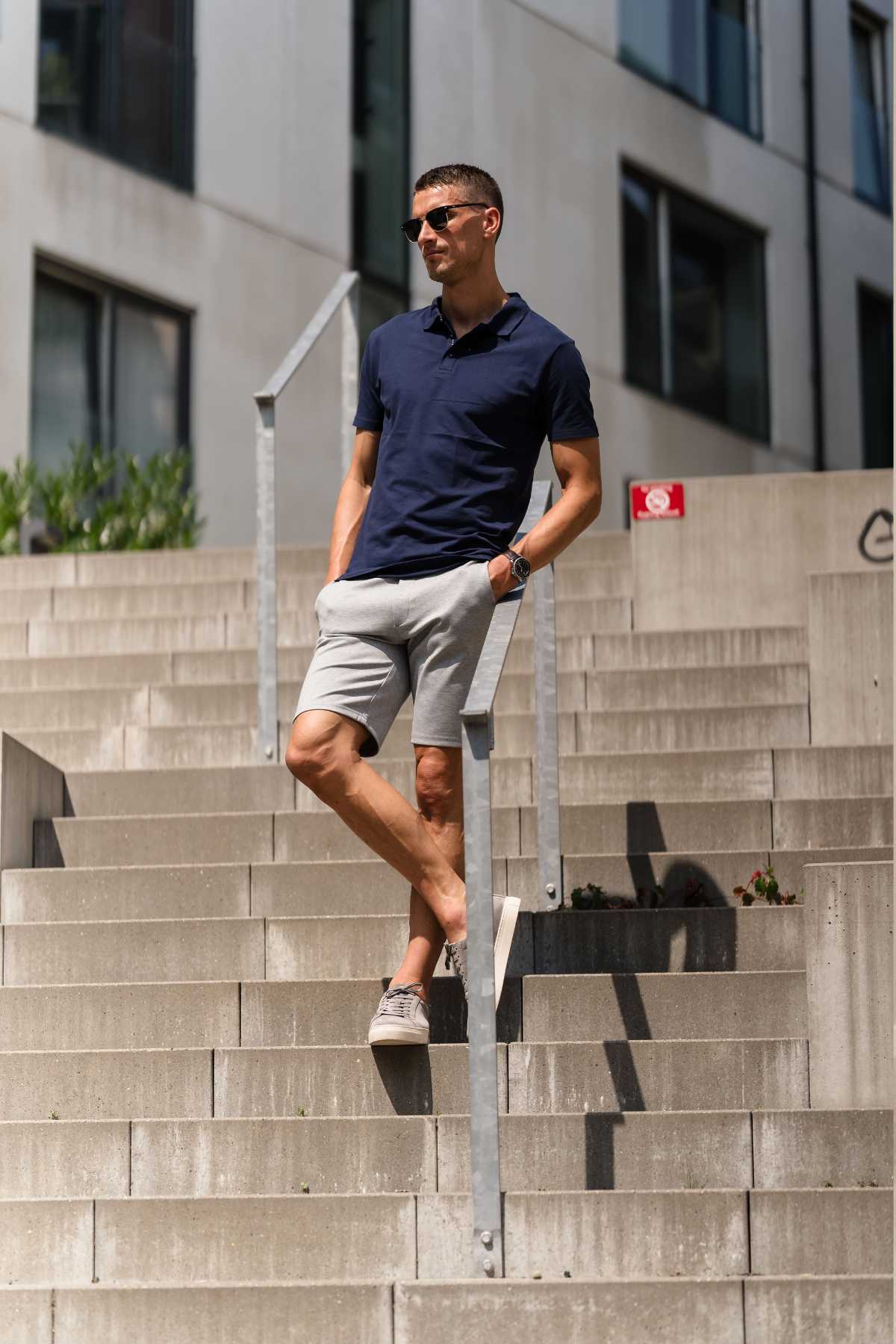 Shorts de rendimiento - llovizna - Imagen 3