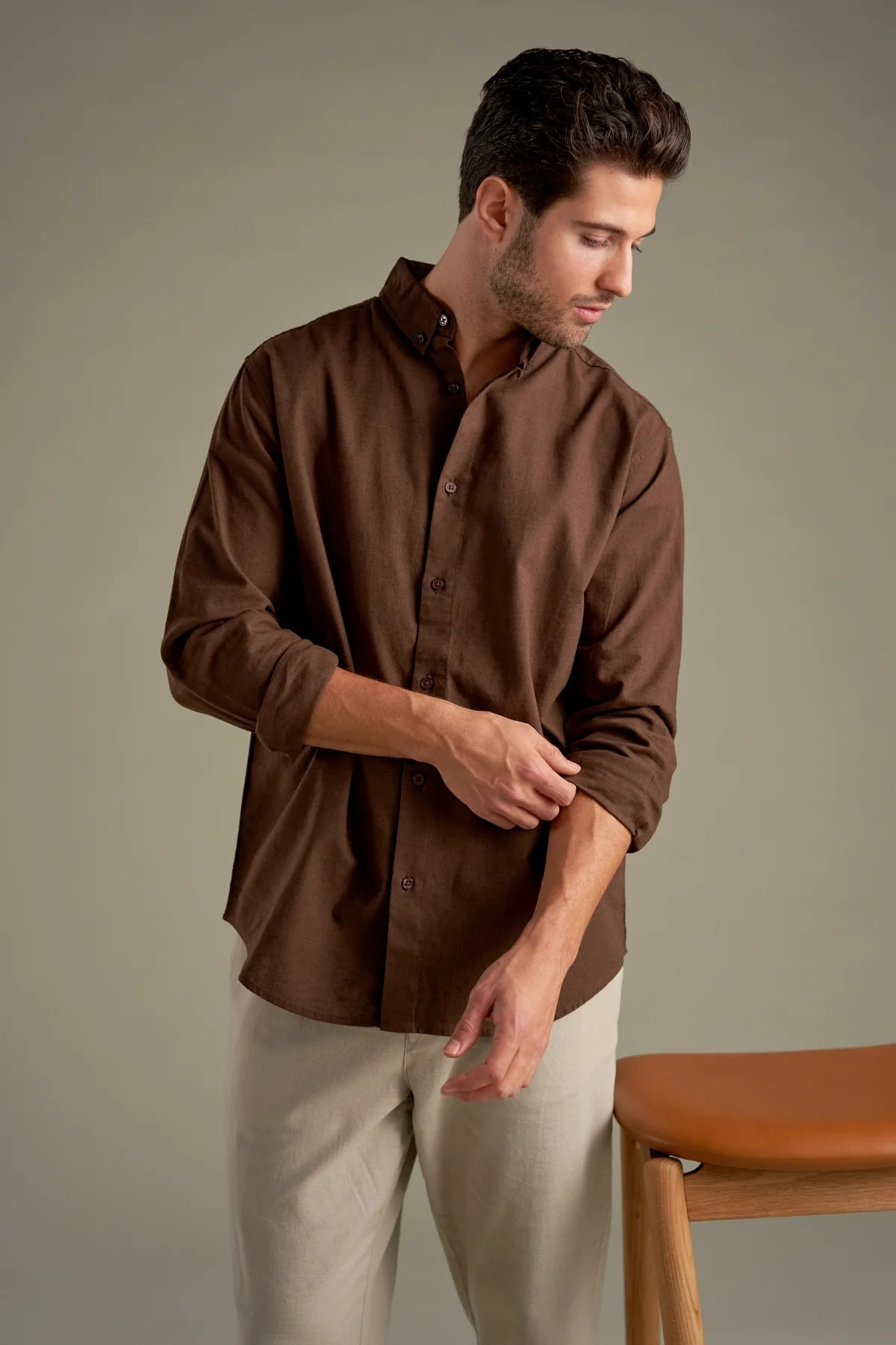 Camisa de lino: paquete de paquete (2 pcs). - Imagen 3