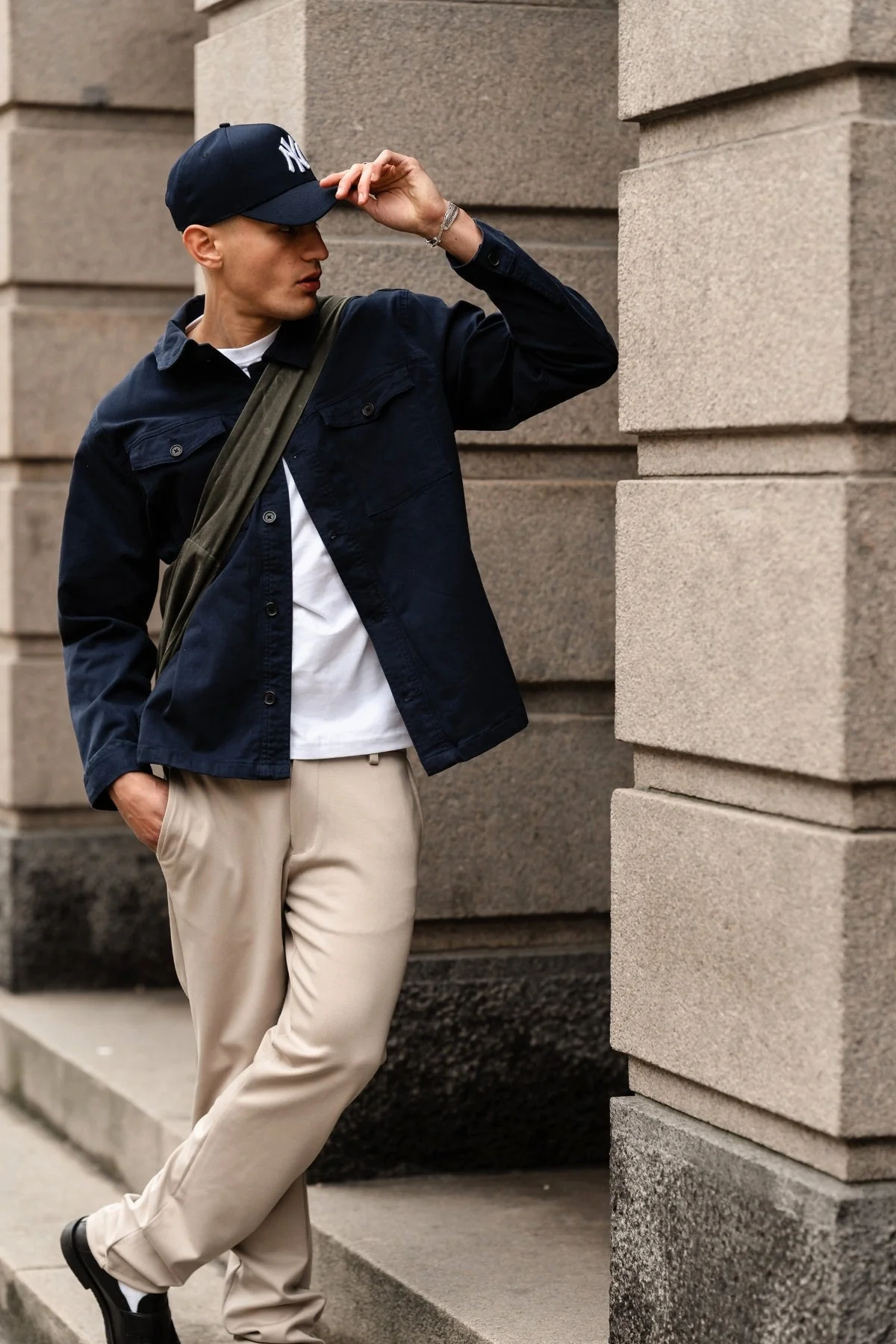 Overshirt de sarga - Army - Imagen 3