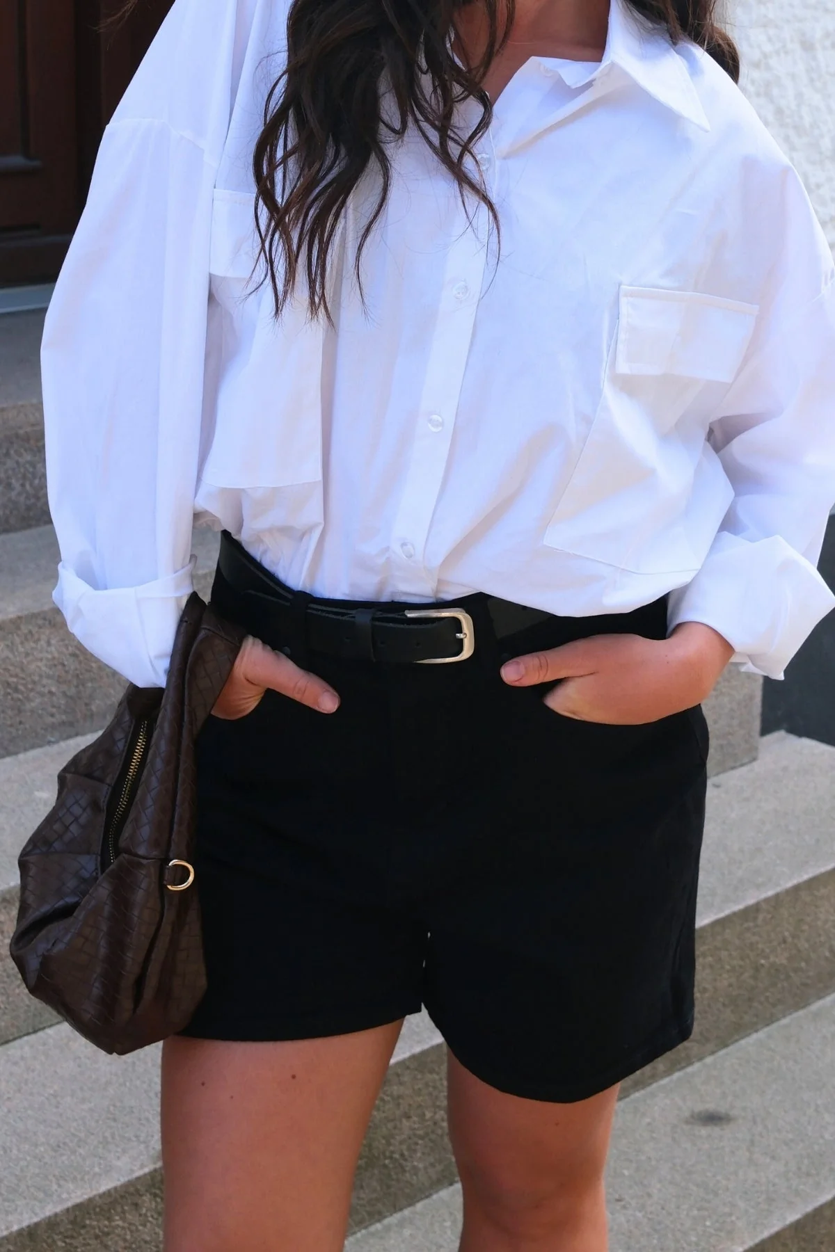 Los pantalones cortos de mezclilla de rendimiento originales - Denim negro - Imagen 4