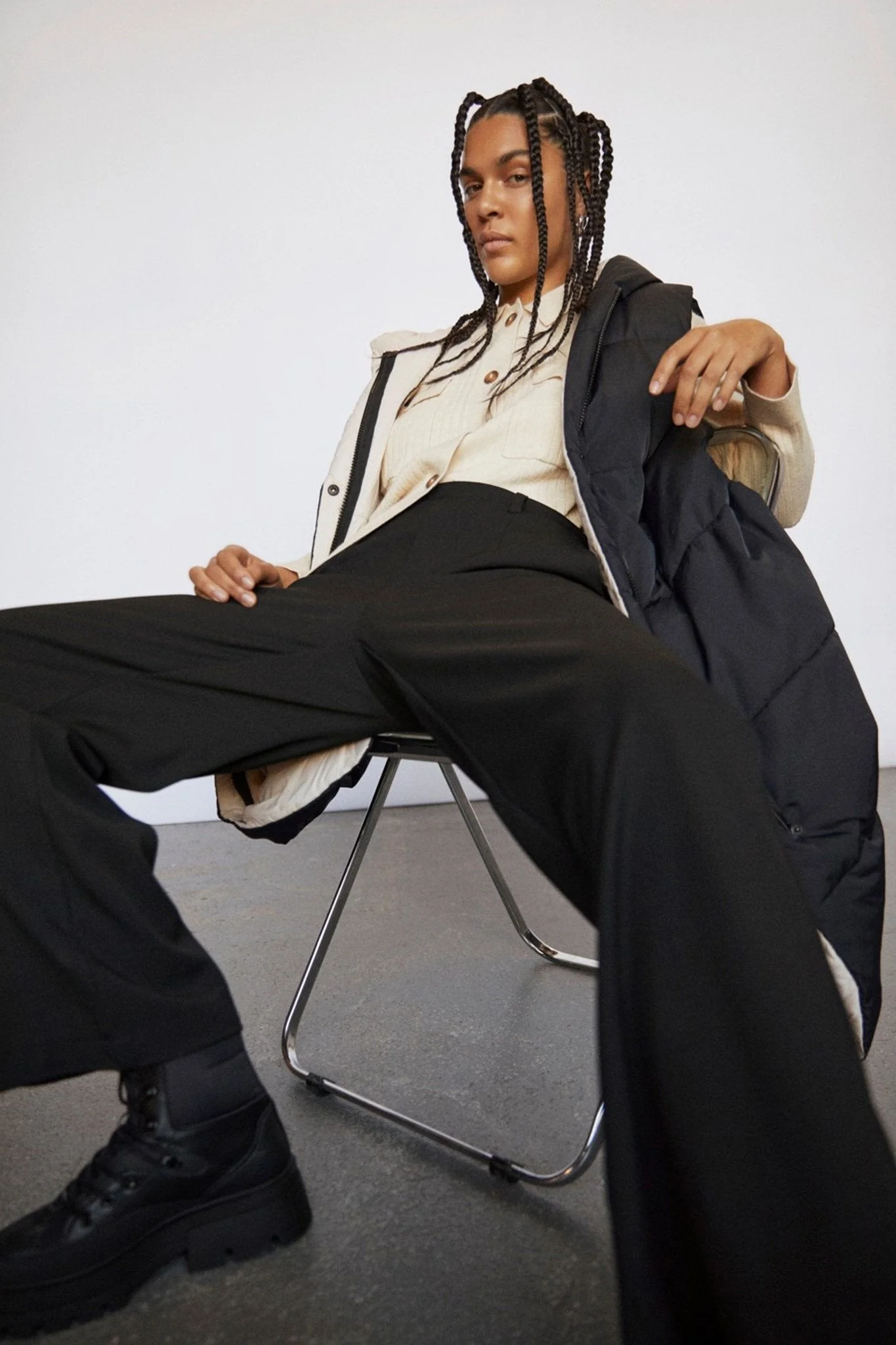 Lisa pantalón ancho - negro - Imagen 6