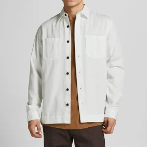 Camisa de lino Logan - blanco