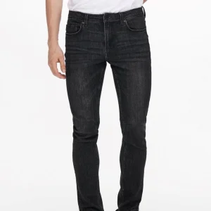 Jeans delgados de Lave Life - Denim negro