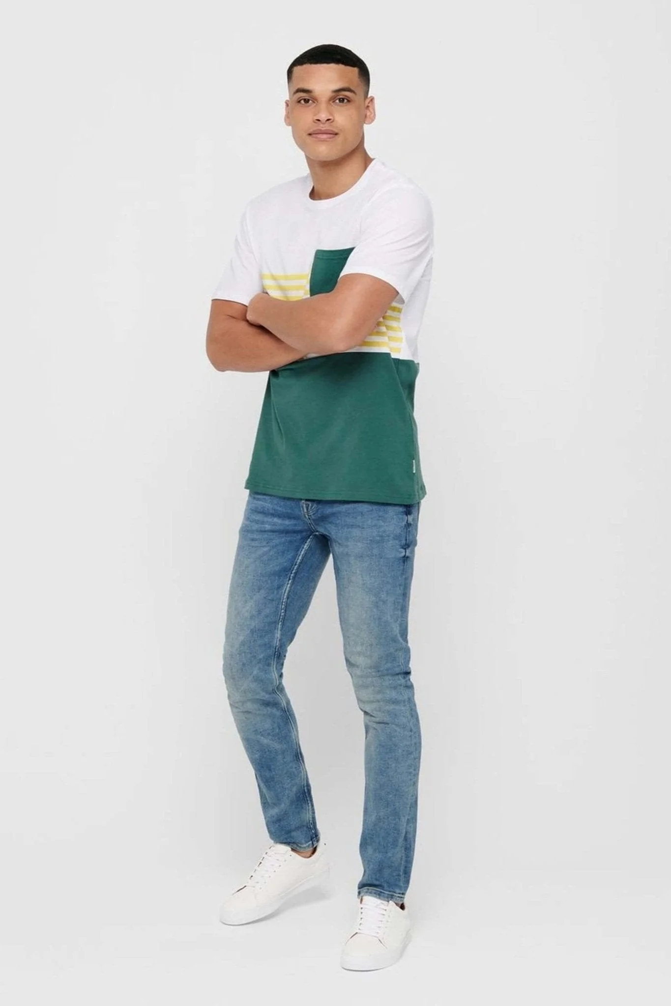 Jeans estiramientos de telar - azul de mezclilla - Imagen 5