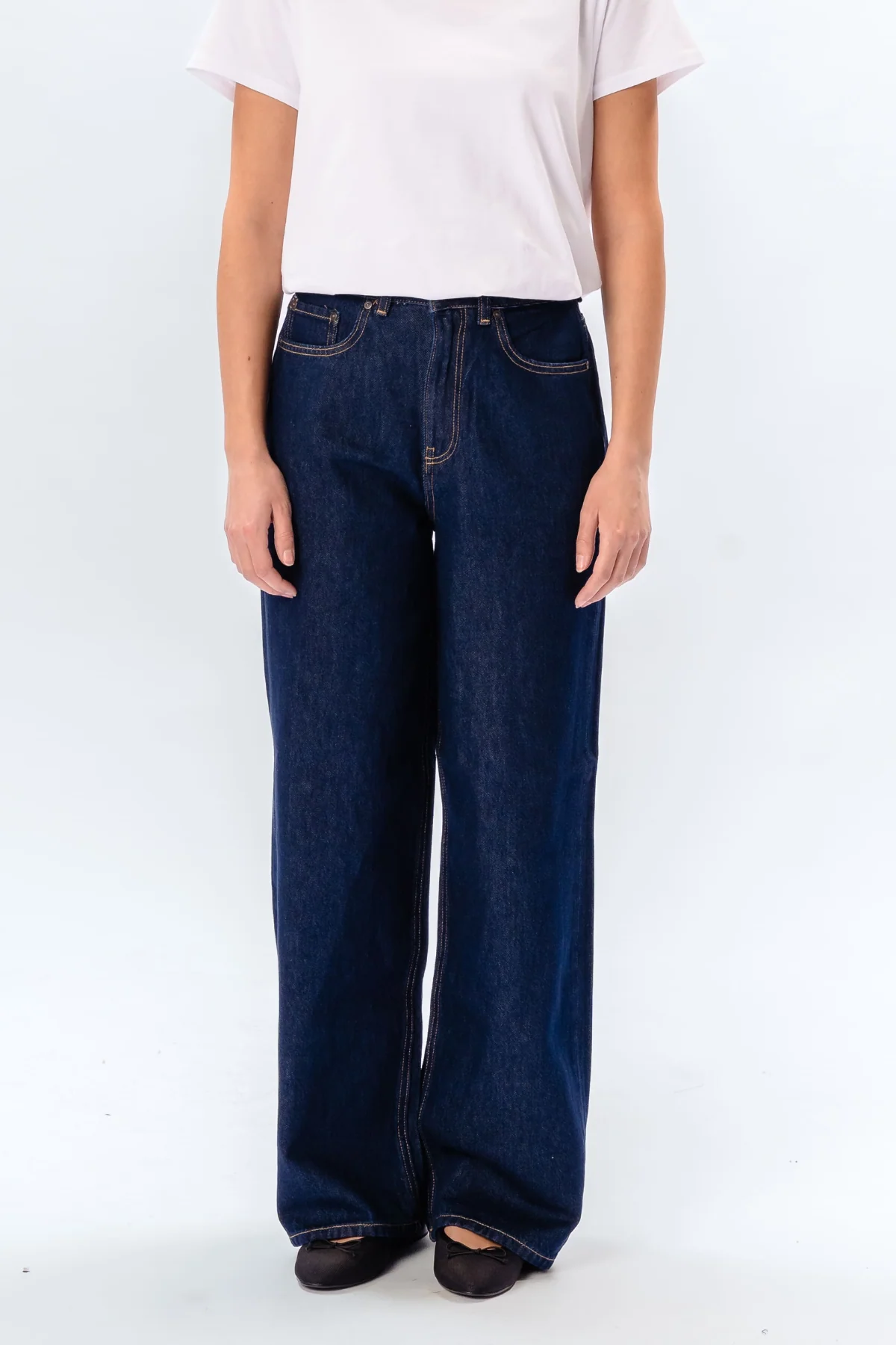 El rendimiento original de los jeans sueltos - mezclilla azul oscuro - Imagen 5