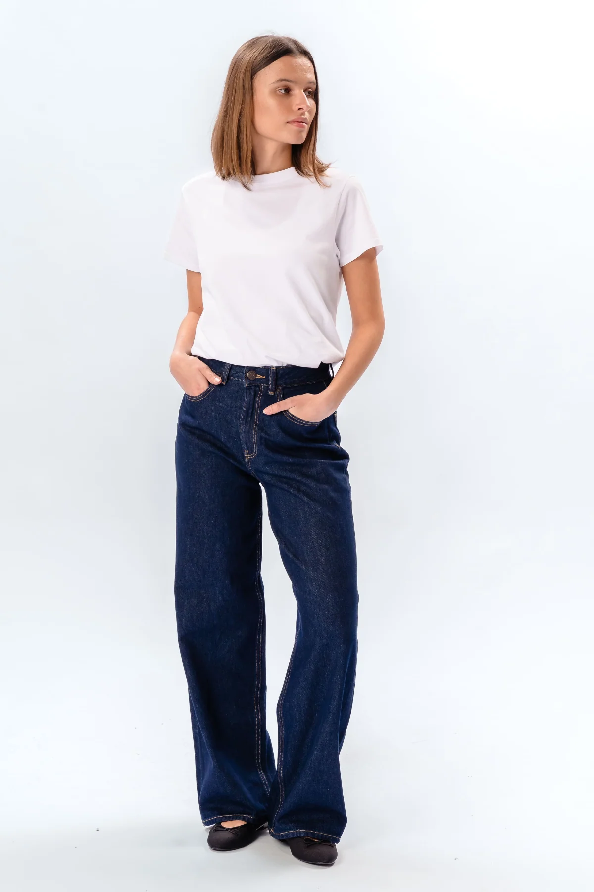 El rendimiento original de los jeans sueltos - mezclilla azul oscuro - Imagen 6