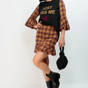 Minifalda Celta Mostaza