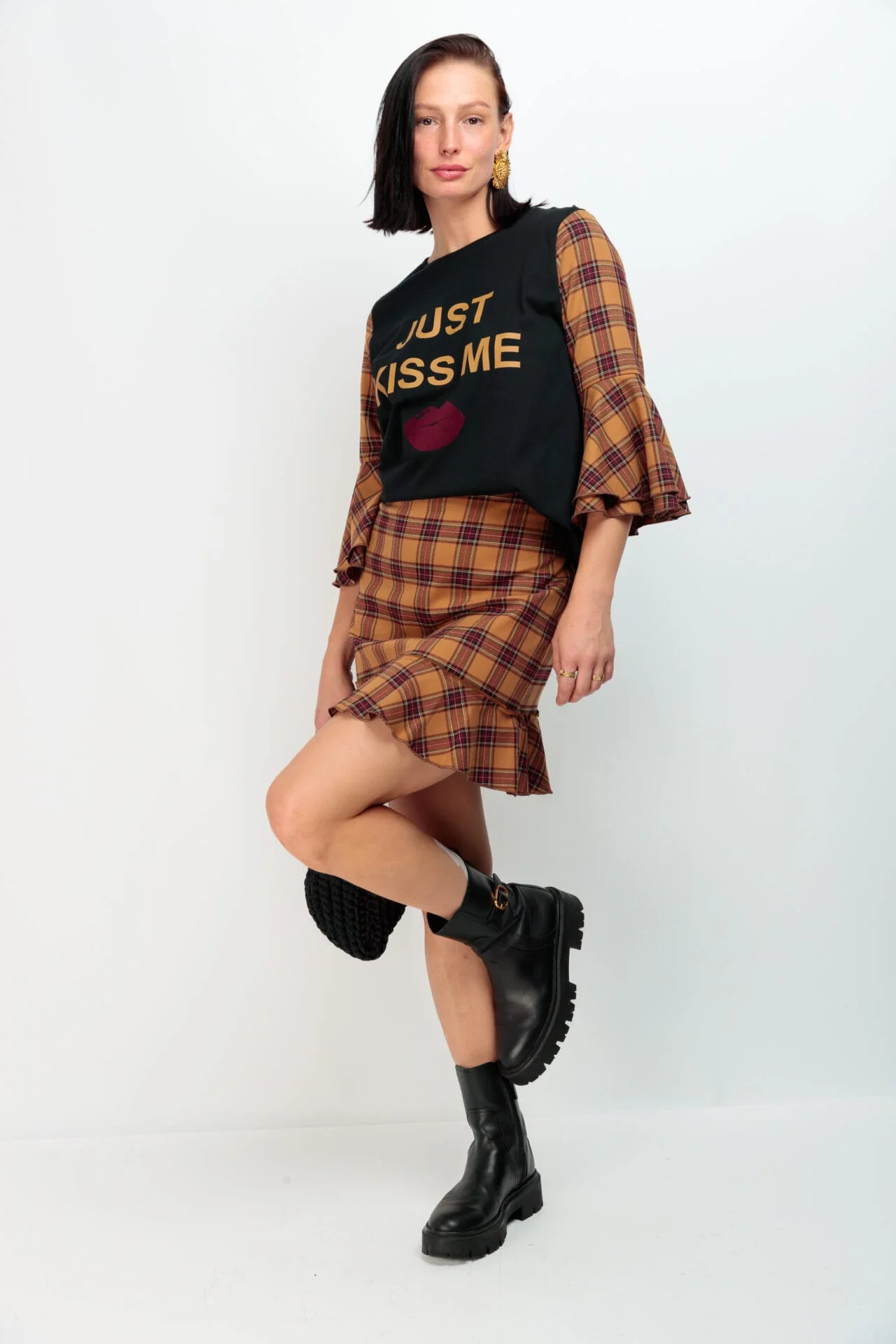 Minifalda Celta Mostaza - Imagen 3