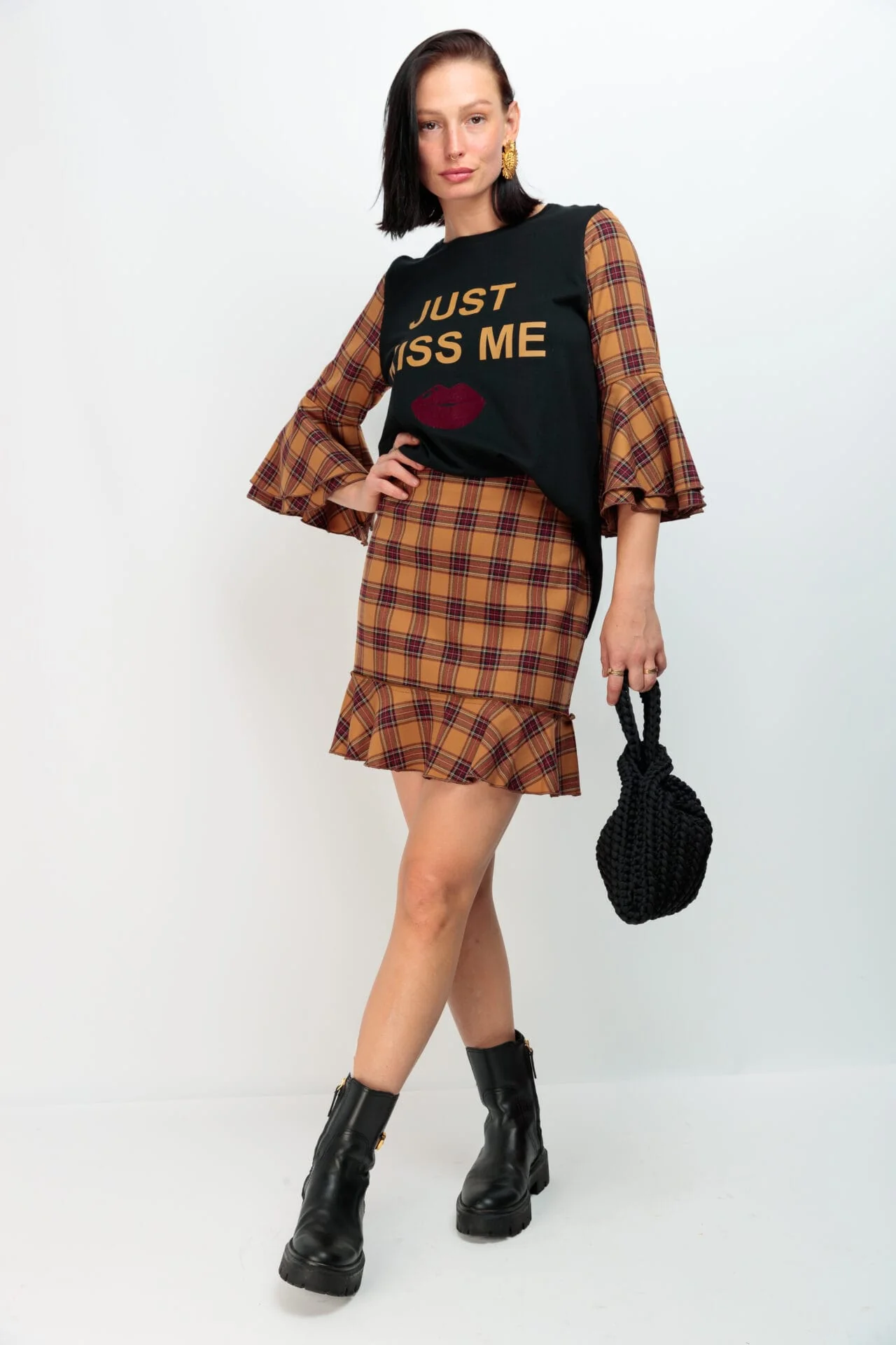 Minifalda Celta Mostaza - Imagen 4