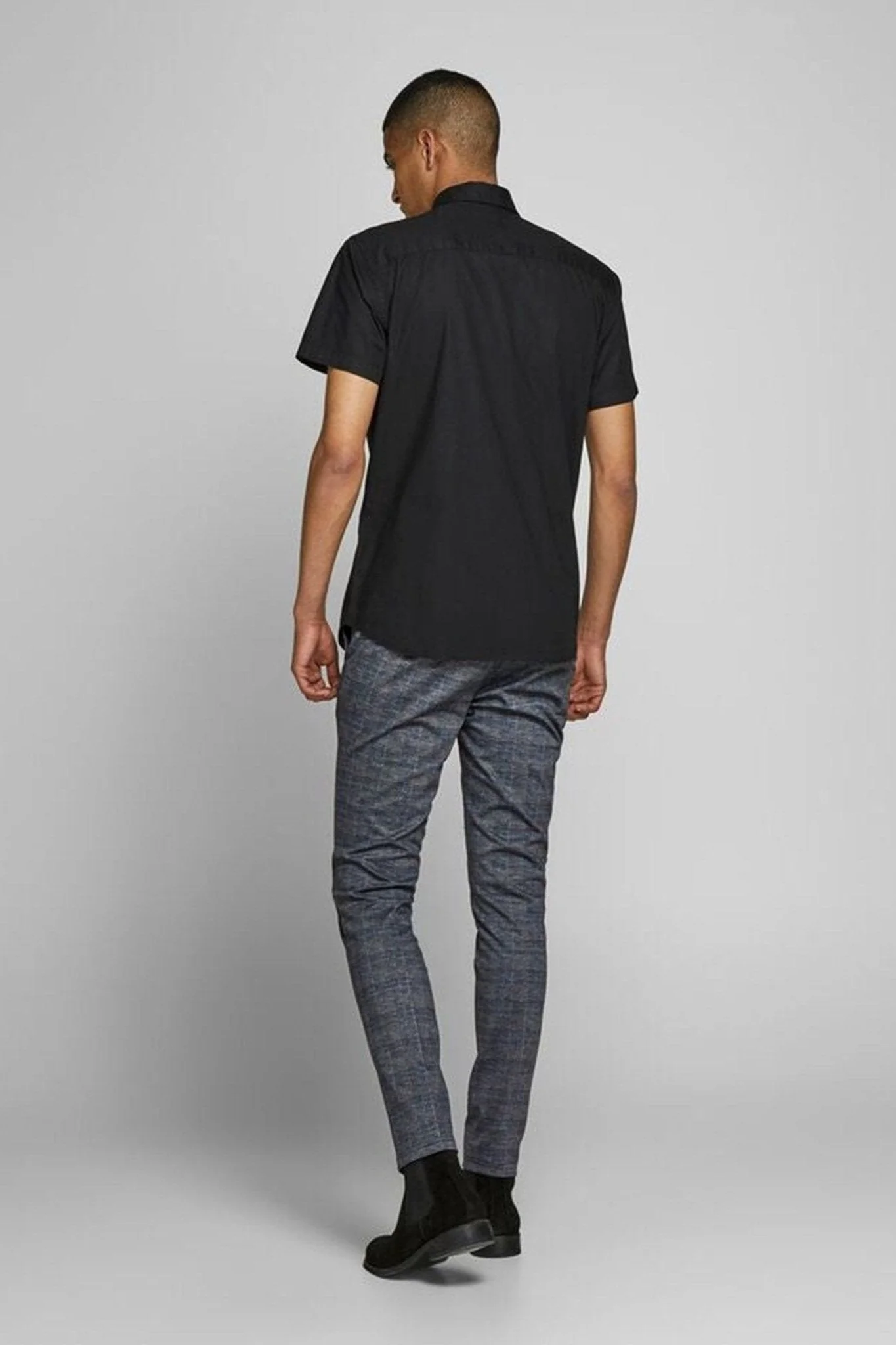 Marco Phil Pants - Dark Grey a cuadros - Imagen 4