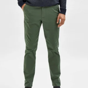 Miles Flex Chino Pants - Green de bronce (algodón orgánico)