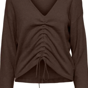 Nandi con cuello en V - Brown