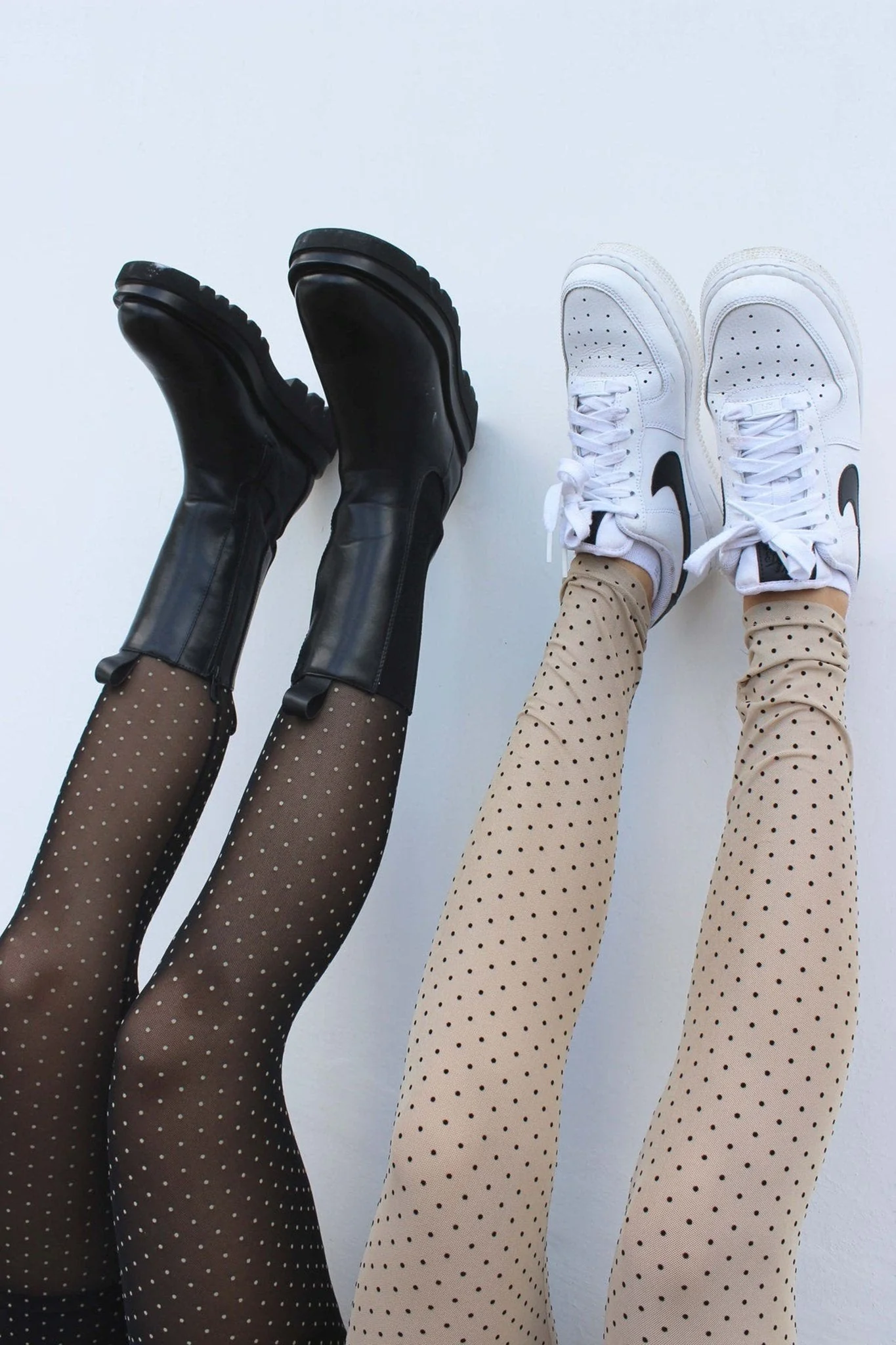 Leggings de Nilla - punto negro desnudo