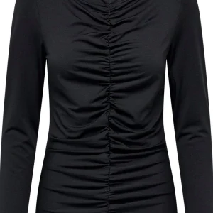 Blusa de manga larga de Sofie - negro