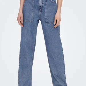 Jeans anchos de Kirsi - mezclilla azul medio