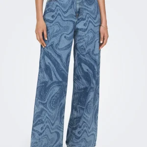 Esther Hope Print - Medium Blue Denim