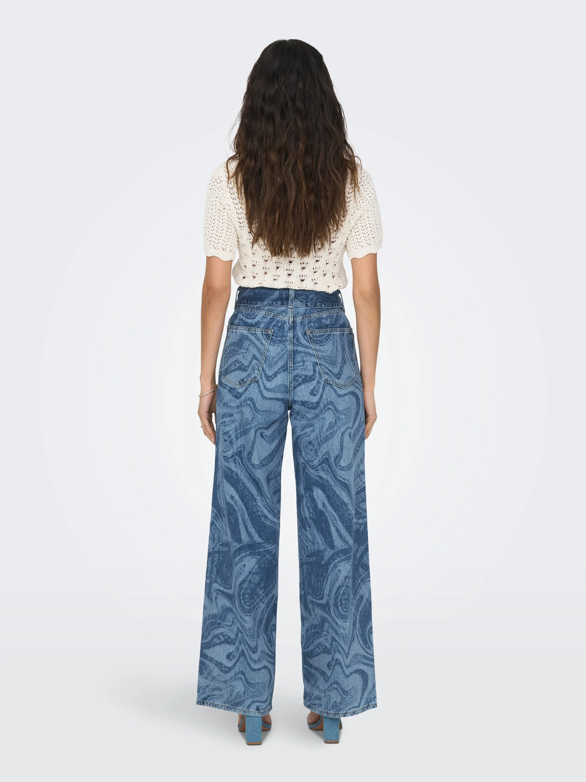 Esther Hope Print - Medium Blue Denim - Imagen 4