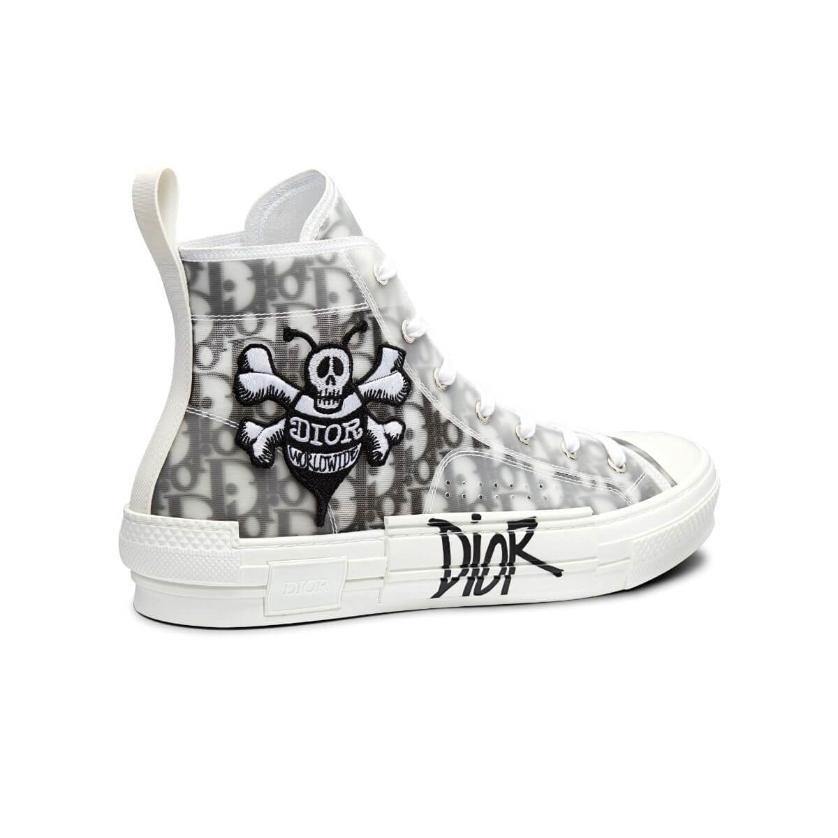 N370O Dior And Shawn B23 High Top Bee Embroidery - Imagen 6