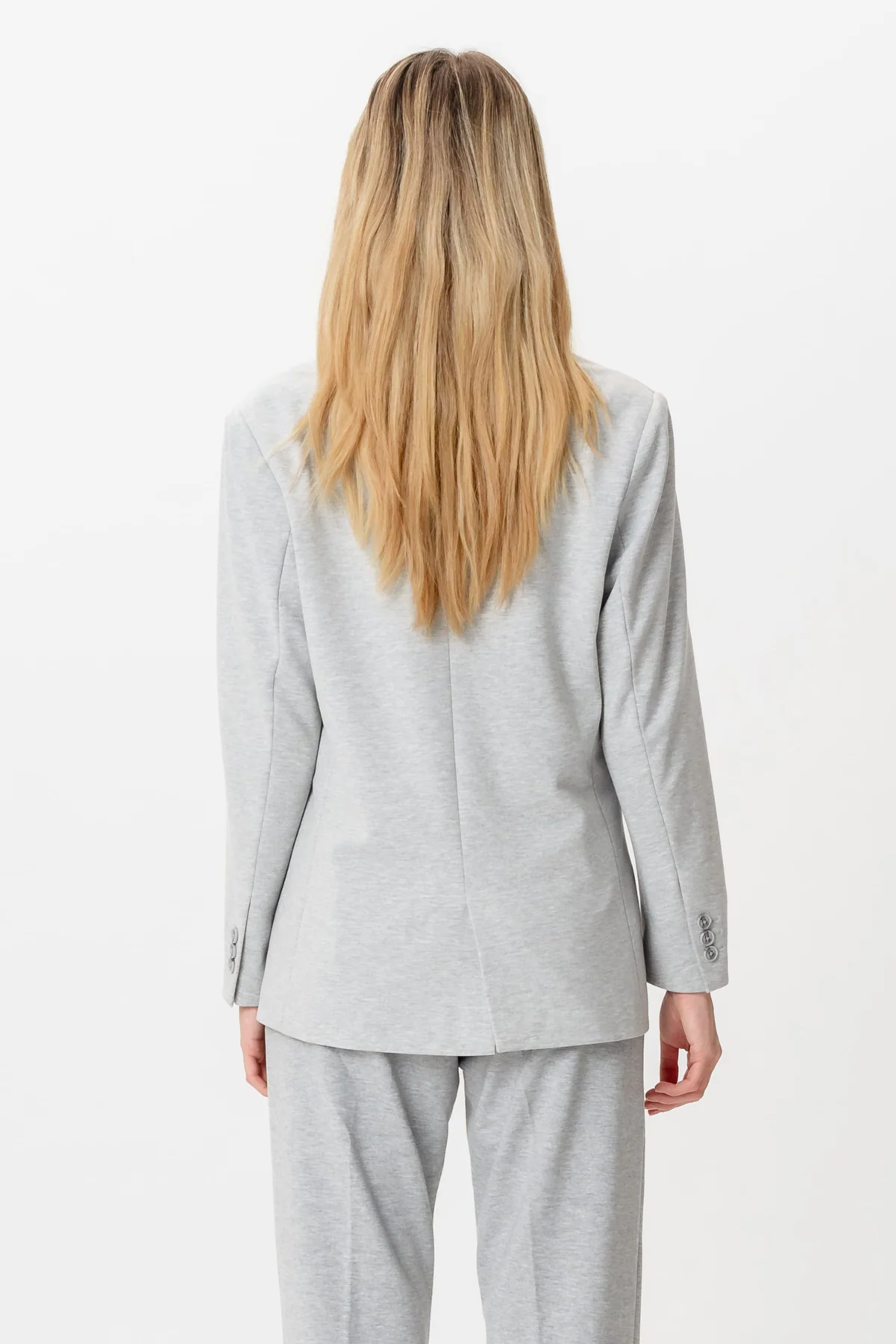 Blazer de corte clásico - Gris claro - Imagen 4