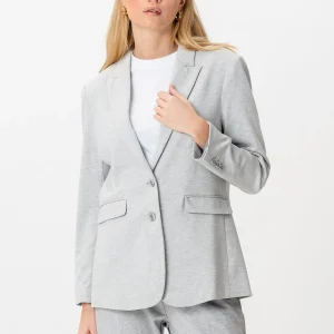 Blazer de corte clásico - Gris claro