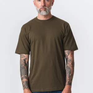 Camiseta de gran tamaño - Oliva