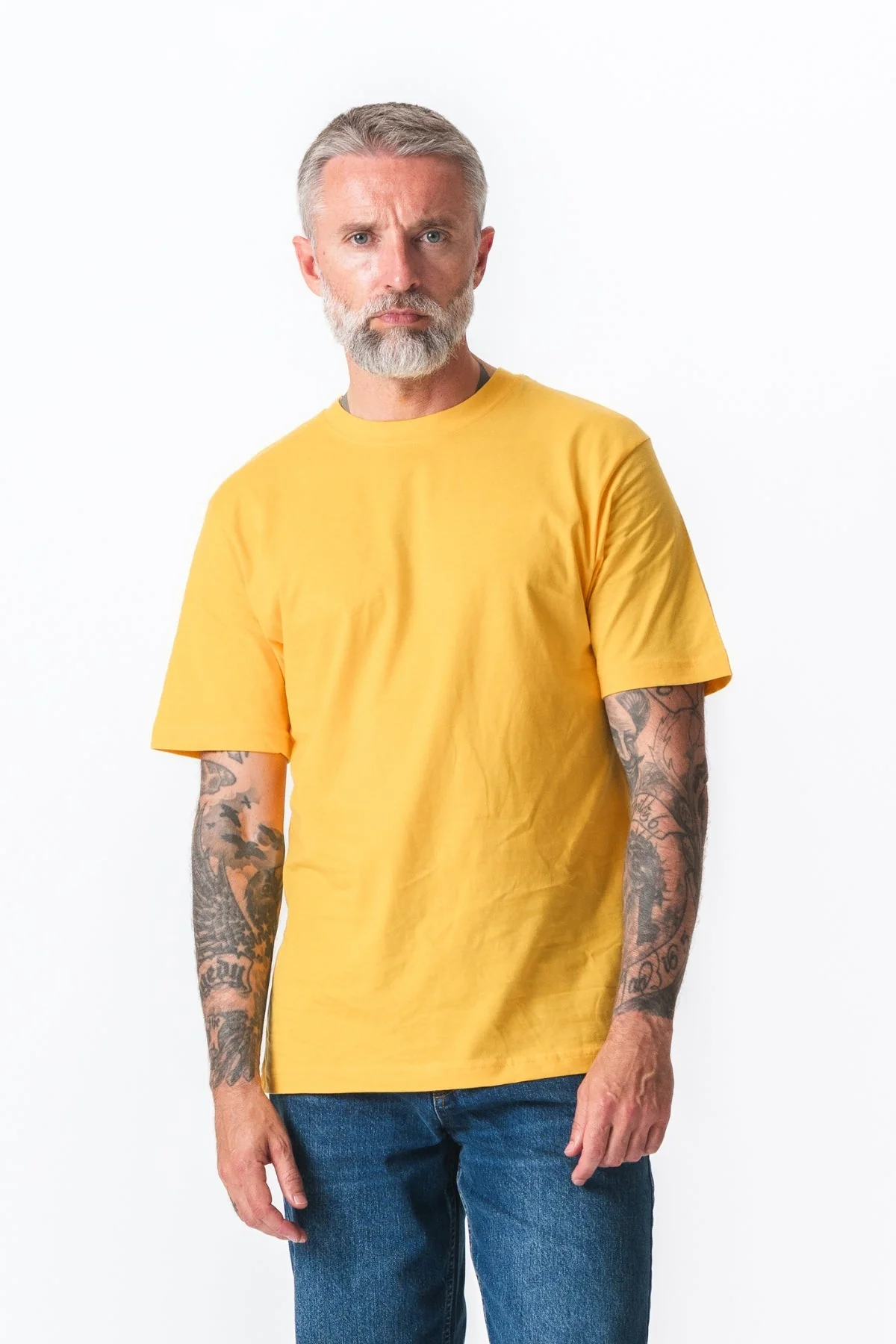Camiseta de gran tamaño - Amarillo