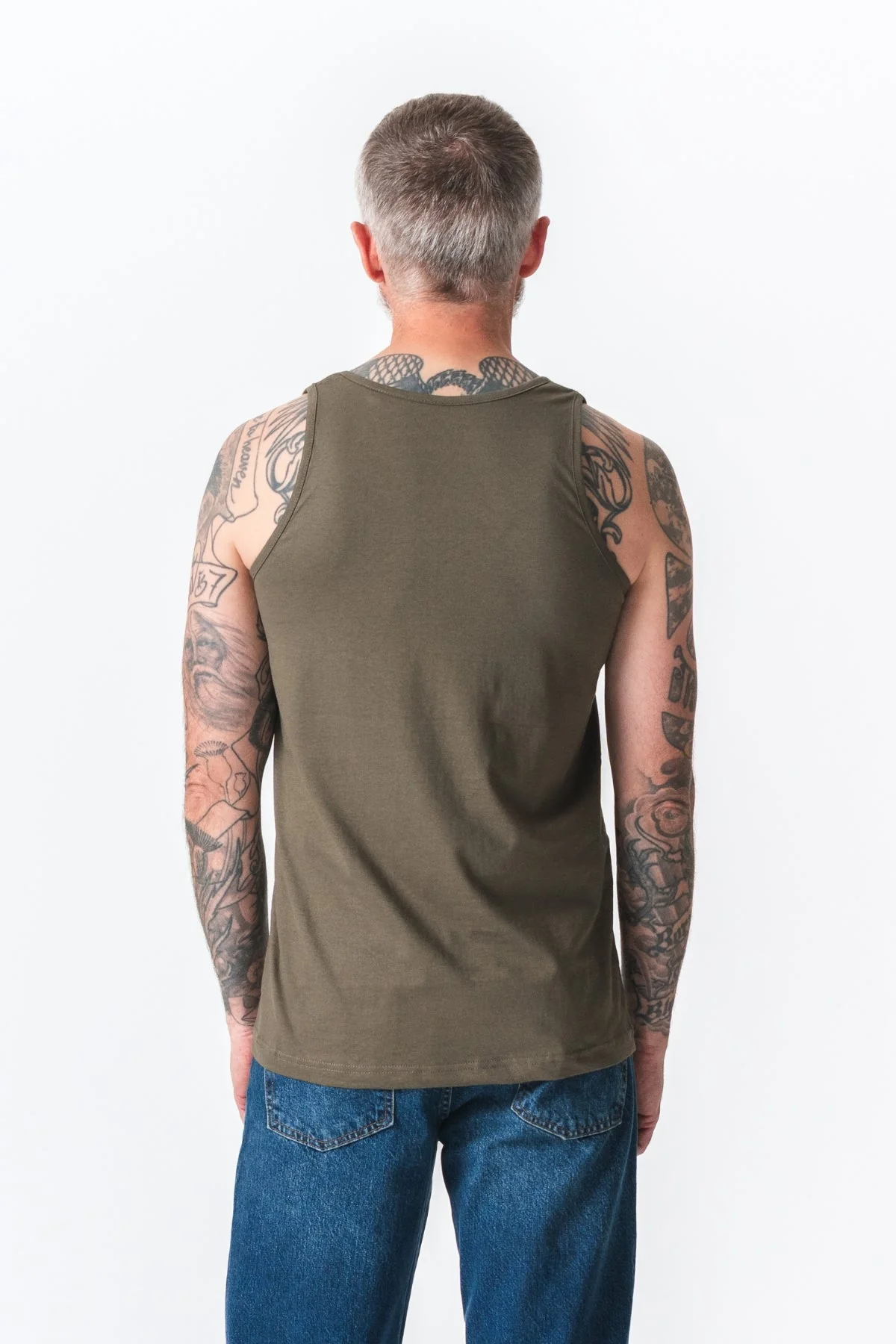Tanktop básico - Green del ejército - Imagen 3