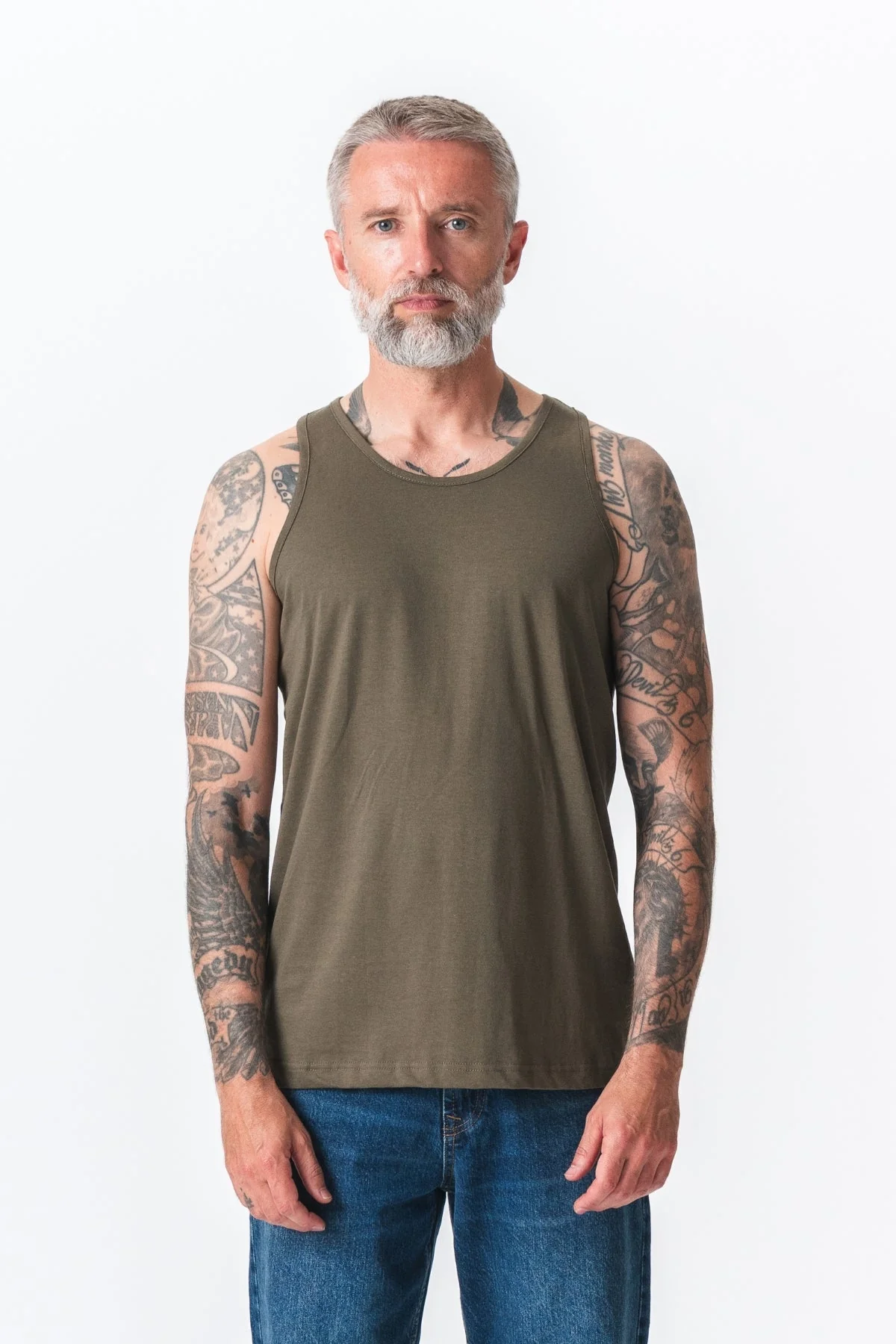 Tanktop básico - Green del ejército