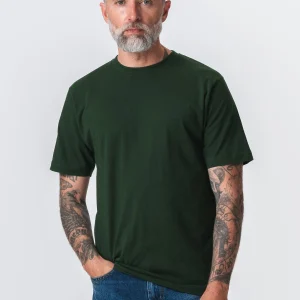 Camiseta de gran tamaño - verde oscuro