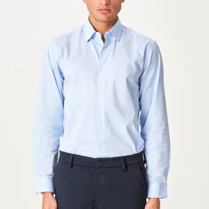 The Original Performance Camisa - Rayas Azul Claro