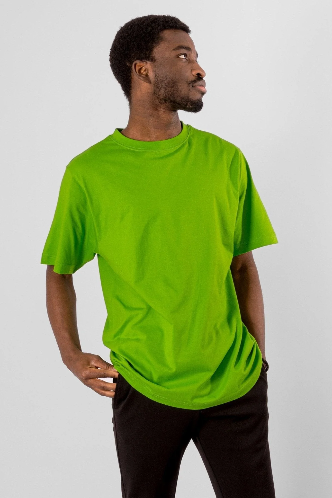 Camiseta de gran tamaño - lima verde