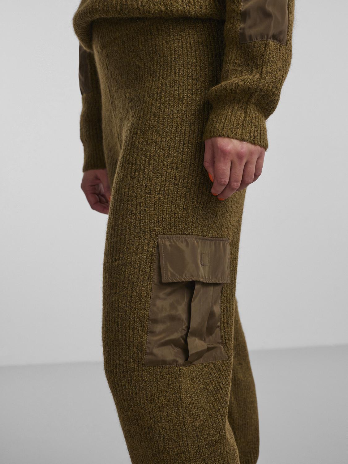 Pantalones de punto de Naura - Fir Green - Imagen 3