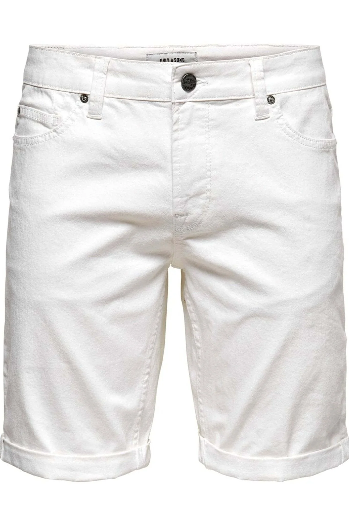 Pantalones cortos de estiramiento de capas - blanco - Imagen 4