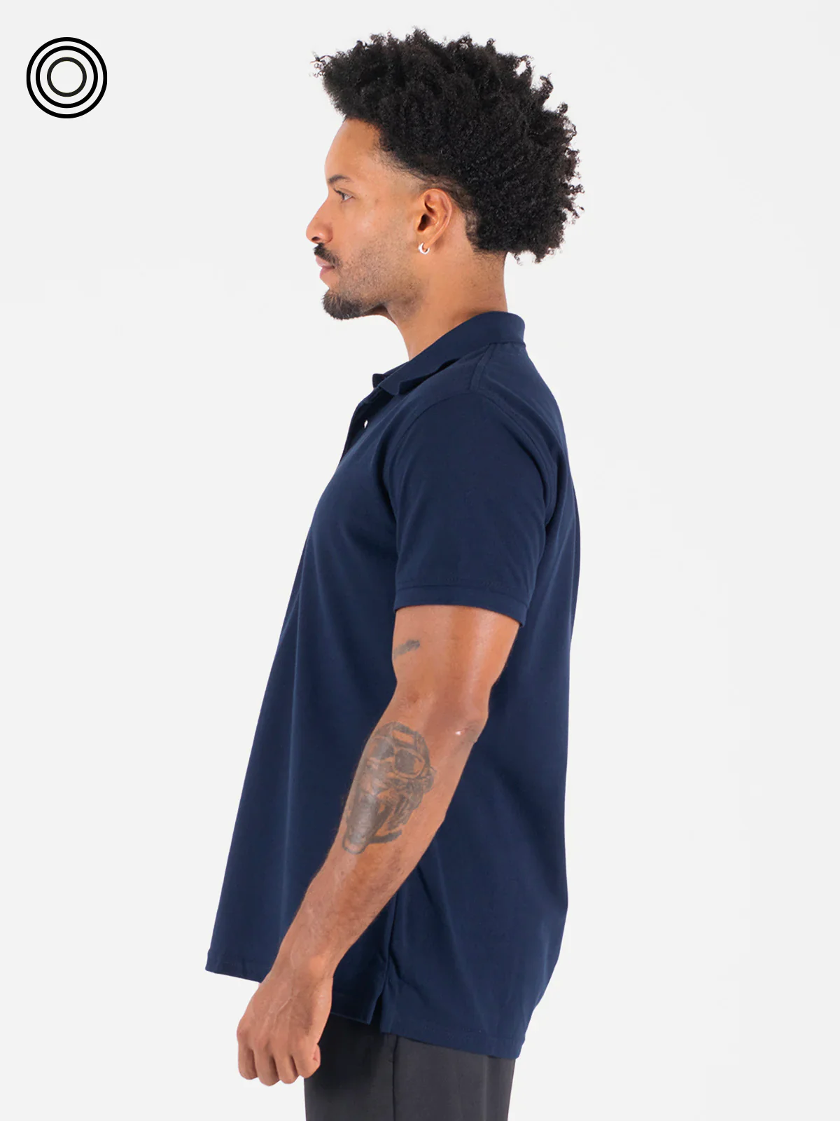 Polo camiseta hombre Azul - Imagen 3