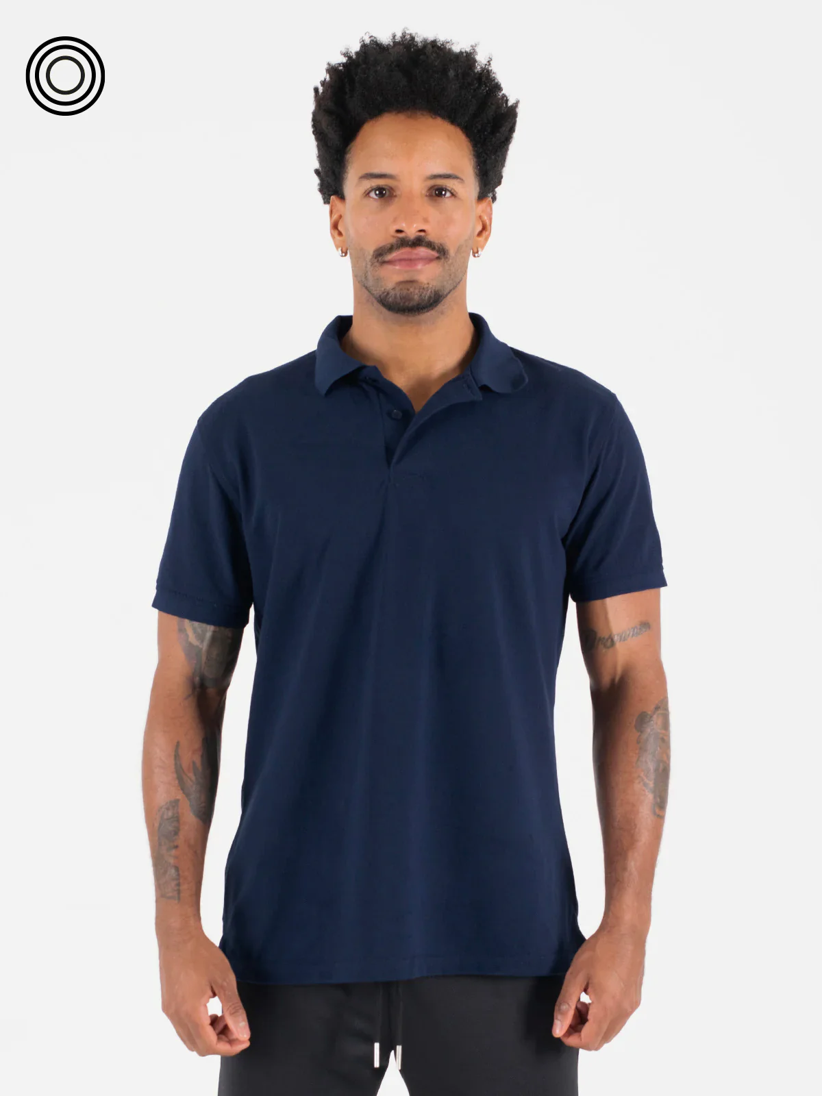 Polo camiseta hombre Azul