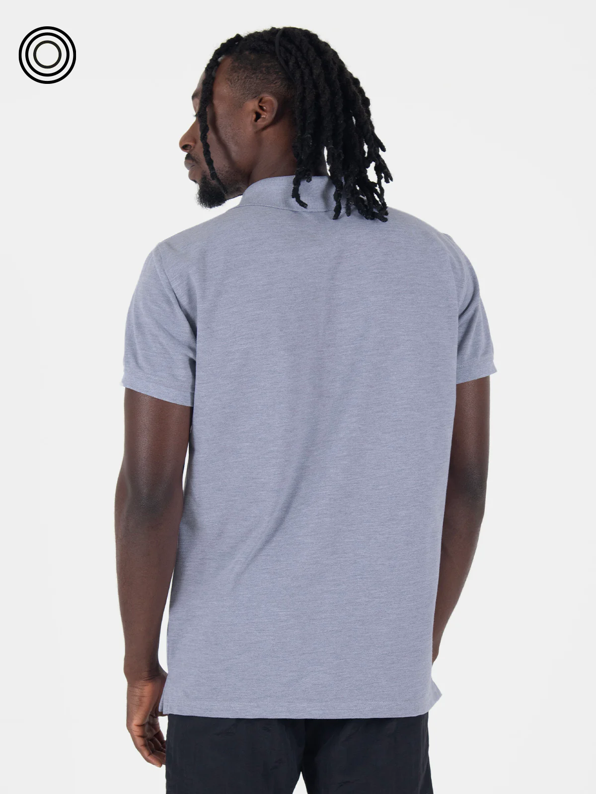 Polo camiseta hombre gris claro - Imagen 4