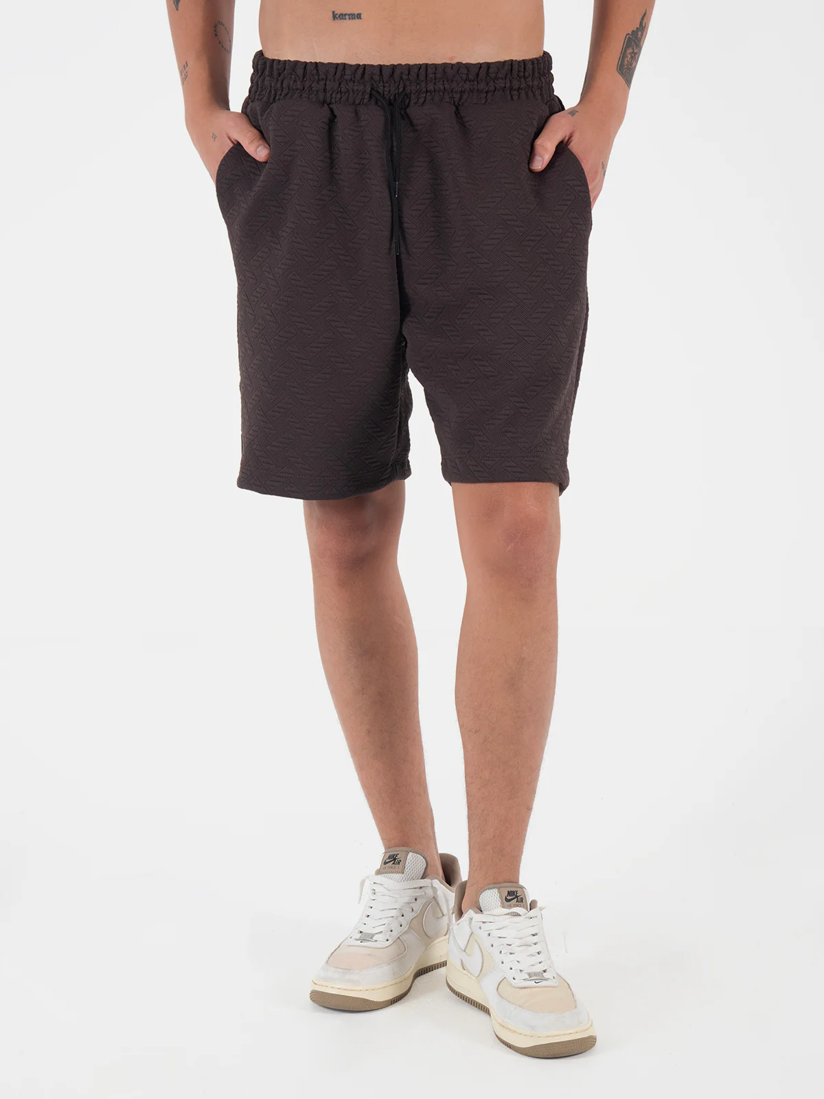 set mucura hombre cafe oscuro - Imagen 4