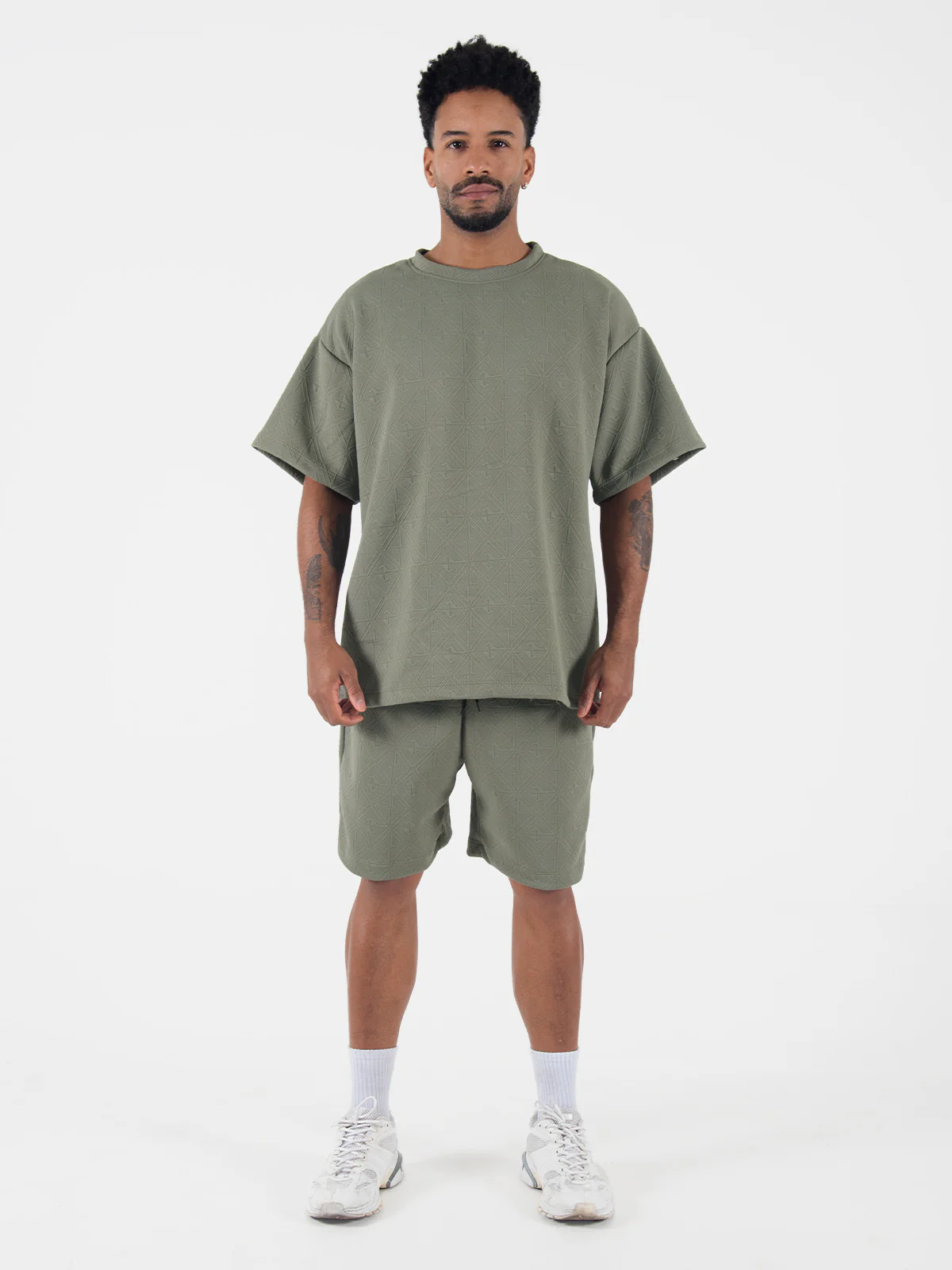 set mucura hombre verde seco