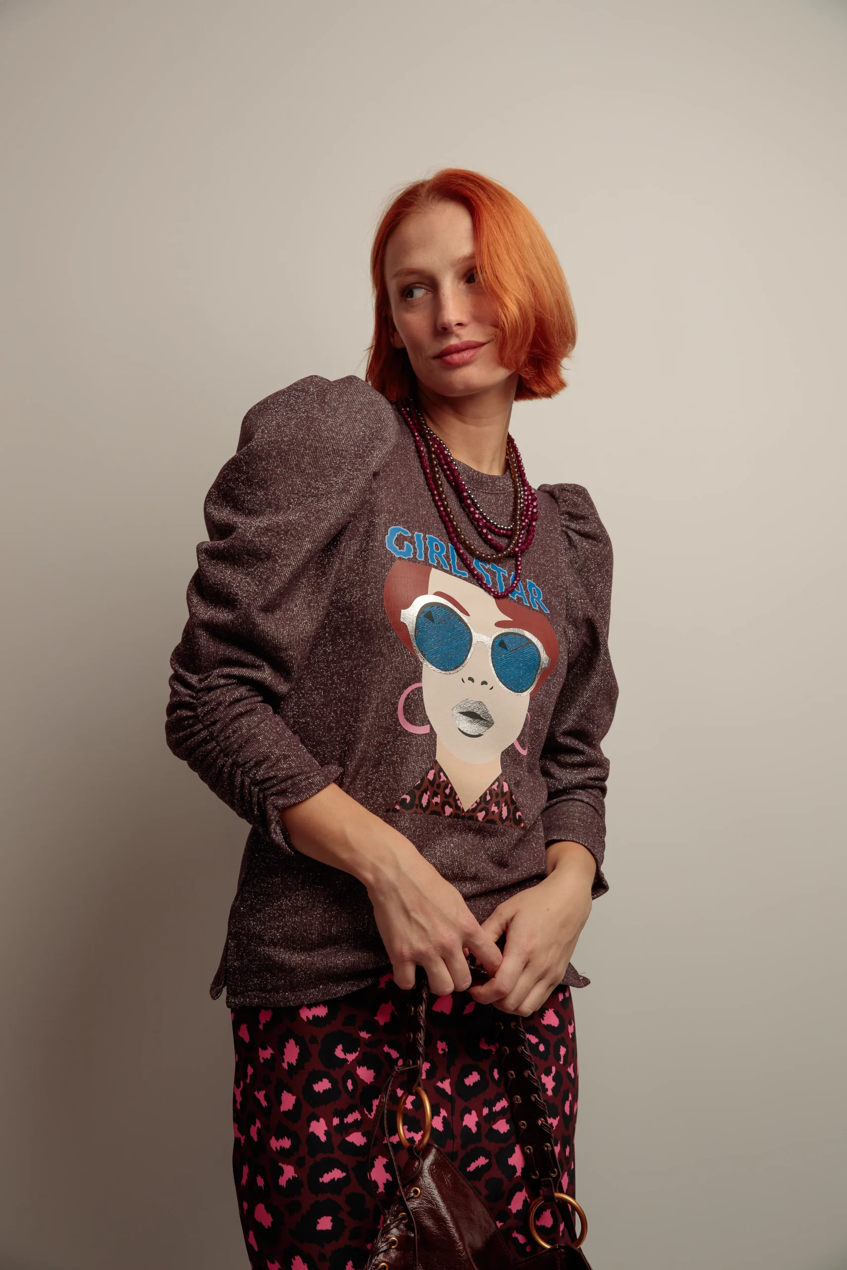 Sudadera Lurex Girl Star - Imagen 3