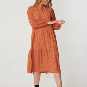 Vestido de manga larga Sara - Rosa